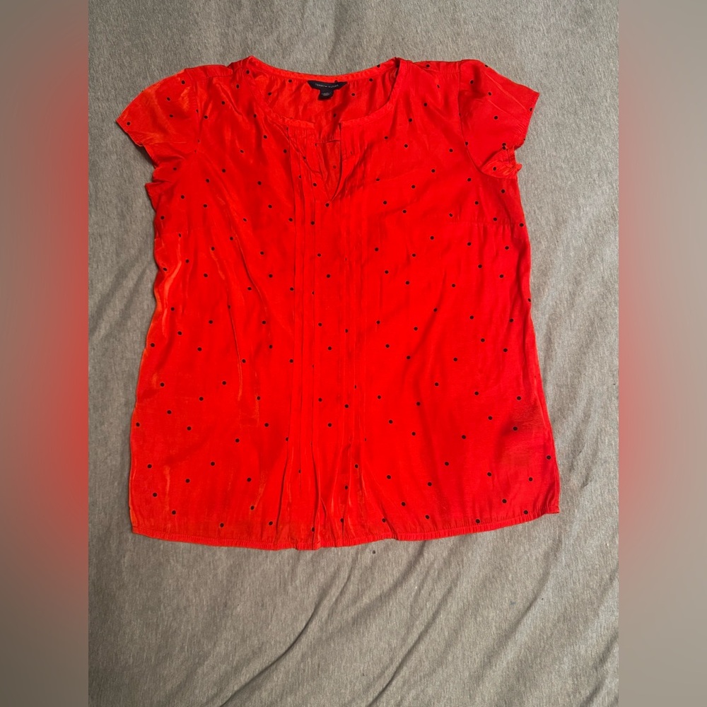 Tommy Hilfiger Women’s Red Blouse